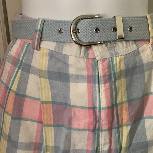 Best American clothing capris square multicolor size 7/8 100%cotton gently used - Picture 5 of 11